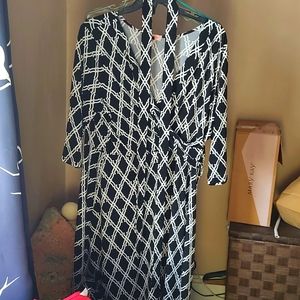 Plus Size Wrap Dress